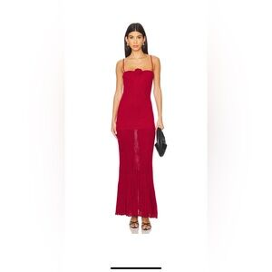 Lovers and Friends Aster Red Maxi Dress